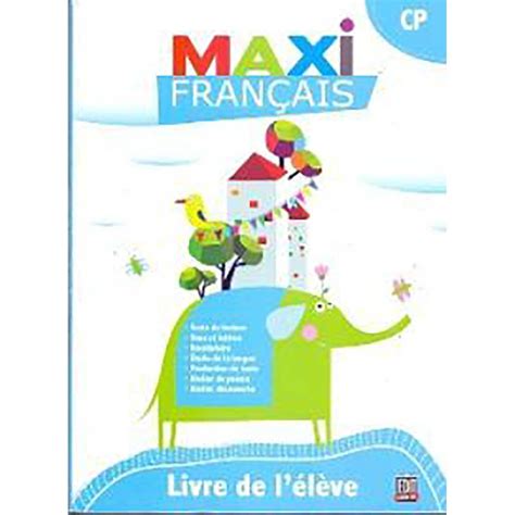 Maxi Francais Cp Livre Unique Dar Soulami Al Hadita