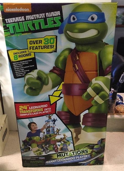 Nib Tmnt Nickelodeon Teenage Mutant Ninja Turtles Giant Leonardo