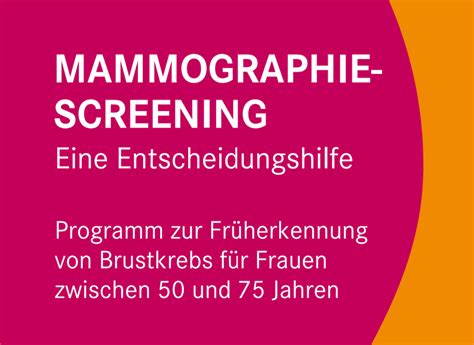 Standorte Mammographie Screening Programm Schleswig Holstein