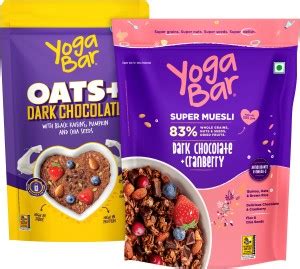 Yogabar Dark Chocolate Muesli Dark Chocolate Oats Pouch Price In India