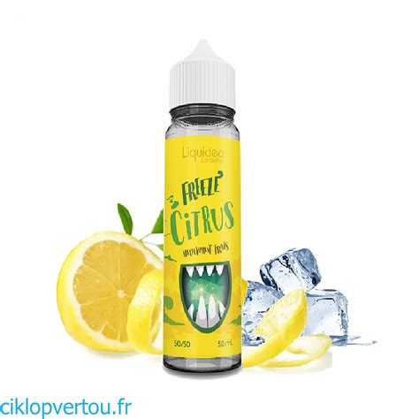 Freeze Citrus E Liquide 50ml Liquideo Ciklopvertou Fr Cigarette