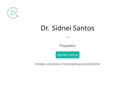 Dr Sidnei Santos Psiquiatra Em Goi Nia Go