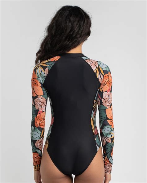 Shop Billabong Somedaze Long Sleeve Surfsuit In Black Fast Shipping And Easy Returns City