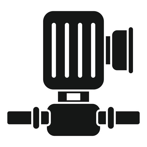 Electric Pump Icon Simple Vector Engine Valve Vector Art At