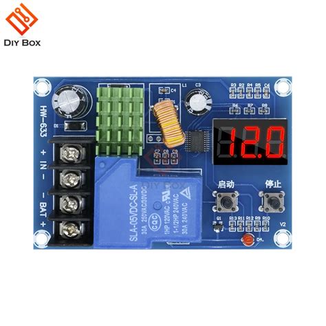 6 60V Lead acid Lithium Battery Charging Control Module Charge Controller Protection Switch 12V ...