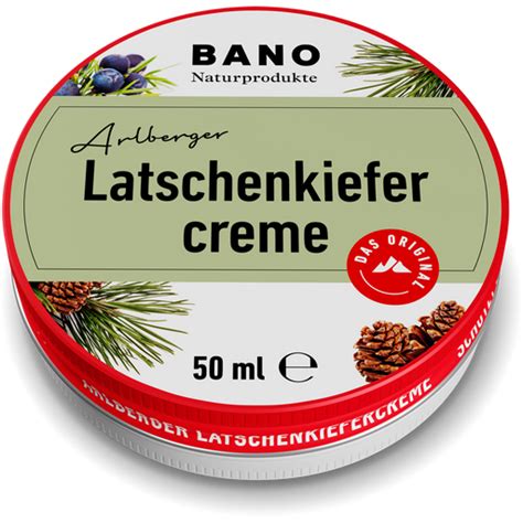 Arlberger Mountain Pine Cream Ml Bano Vitalabo Online Shop Uk