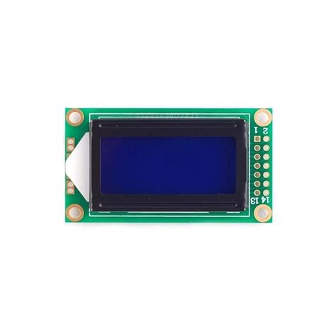 Display Lcd 8 X 2 Cback Light Azul Importado