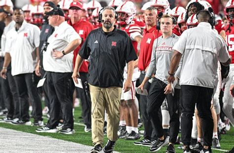 Nebraska Football Can Take A Breath Matt Rhules First Win With