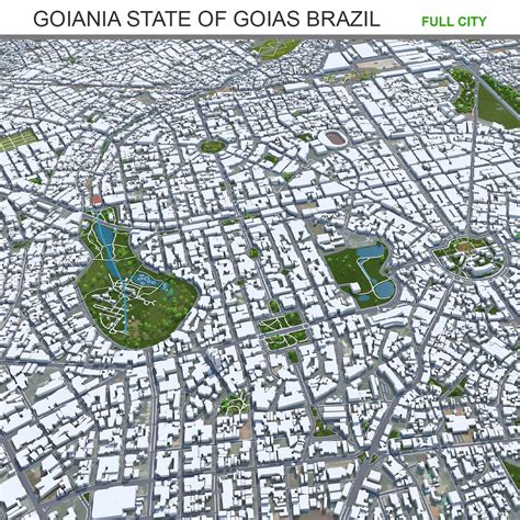 Goiania State Of Goias Brazil 3D - TurboSquid 2090148