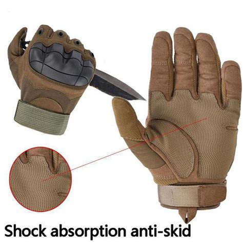 Buy New Military Hard Knuckle Tactical Gloves Motorcycle Gloves