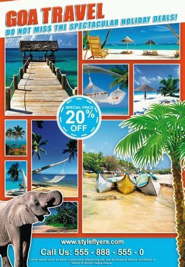 Goa Travel Psd Flyer Template 5321 Styleflyers