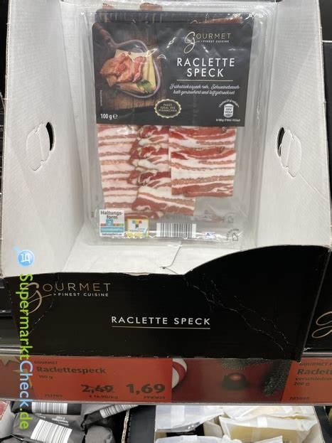 Aldi Nord Sortiment Raclette Speck Preis Angebot Supermarktcheck