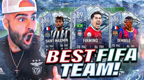 WOW THE BEST TEAM IN FIFA INSANE FIFA21 SQAUD BUILDER YouTube