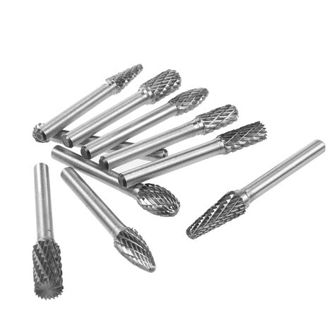 Durable High Hardness Eco Friendly Double Cut Tungsten Carbide Burr Set