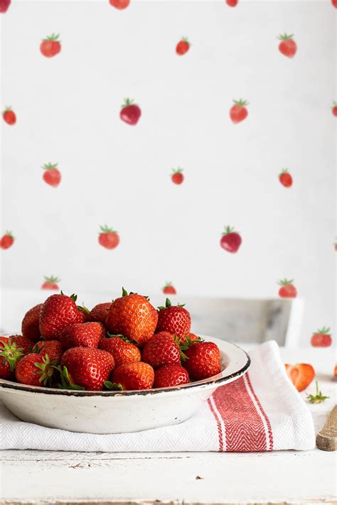 Strawberry Wall Decals Strawberry Strawberry Decorations Strawberry