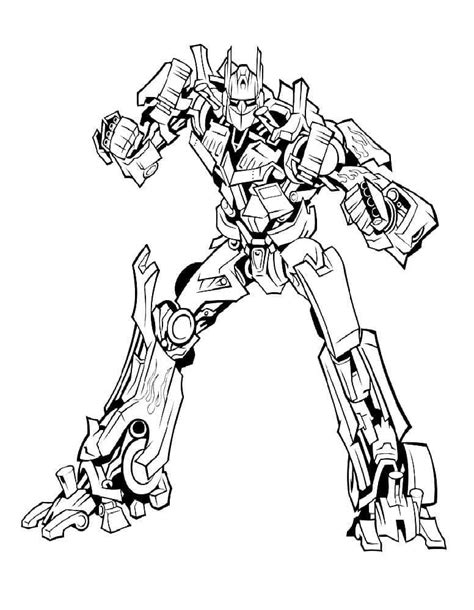 Desenhos De Optimus Prime 17 Para Colorir E Imprimir ColorirOnline