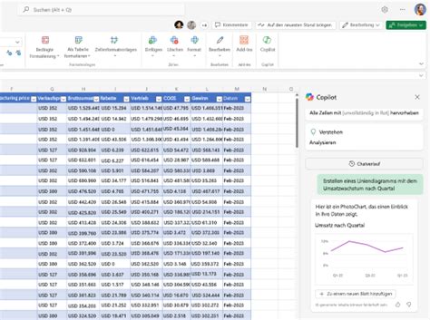 Erste Schritte Mit Copilot In Excel Microsoft Support