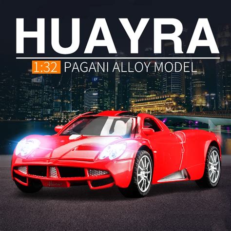 Pagani Huayra coche deportivo de aleación vehículo de juguete de Metal