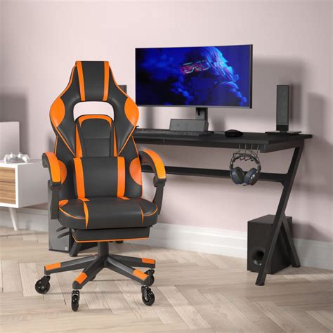 Flash Furniture X40 Gaming Chair Racing Computer Chair with Fully ...