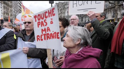 Manifestation des retraités contre la baisse des pensions 15 mars 2018