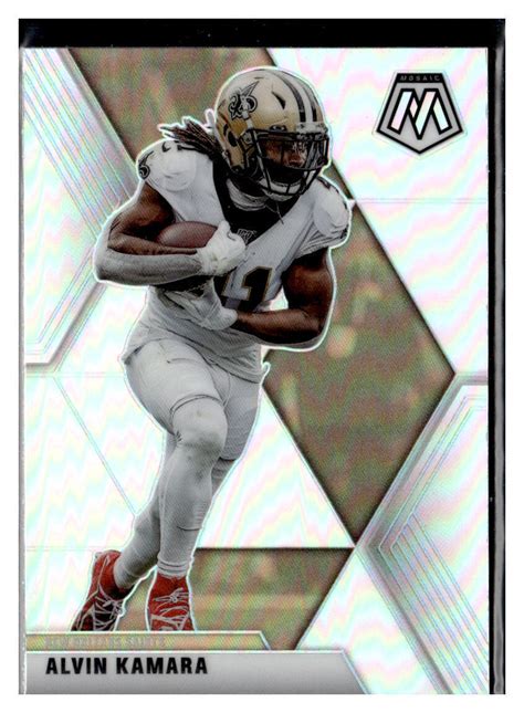 Panini Mosaic Alvin Kamara Silver Holo Prizm Saints Ebay