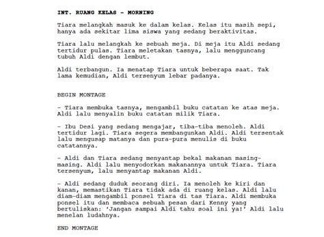 Detail Contoh Penulisan Naskah Film Pendek Koleksi Nomer