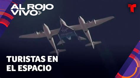 Virgin Galactic llevó al espacio exterior a sus primeros tres turistas