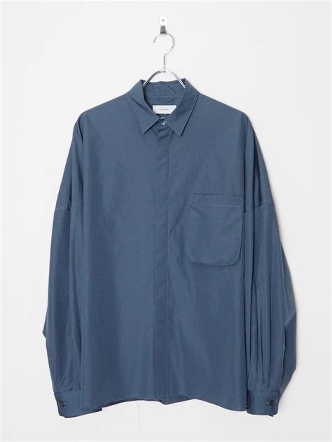 THE JEAN PIERRE(ジャンピエール) 11XL SHIRT -GREIGE BLUE-