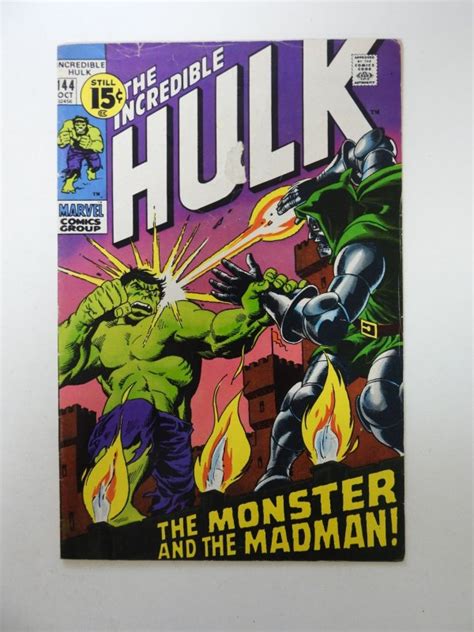 The Incredible Hulk Vg Condition Tape Pull Front Cover