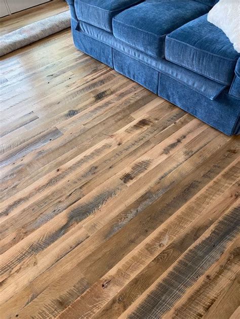 Original Face Skip Planed White Oak Flooring Southend Reclaimed