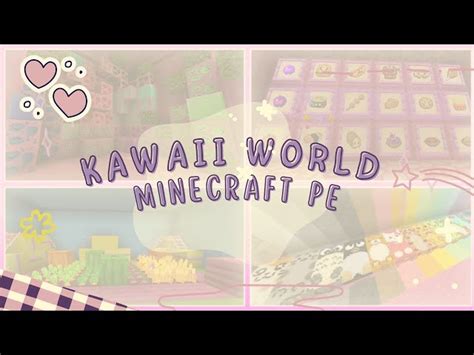 💗Kawaii World💗 20×20 Texture Pack Minecraft PE Minecraft Texture Pack