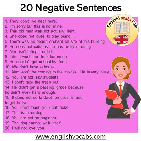 Positive And Negative Sentences