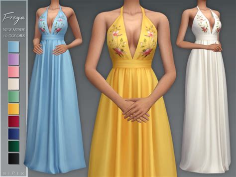 The Sims Resource Freya Dress