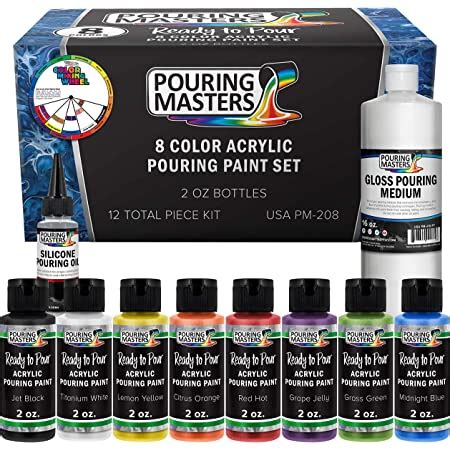 Amazon U S Art Supply Pouring Masters Color Metallic Ready To