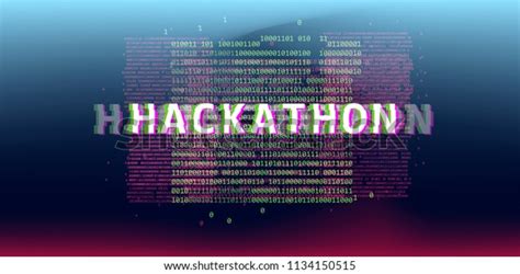 Hackathon Event Template Banner Cover Poster Stock Vector Royalty Free