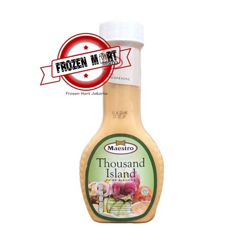 Jual Maestro Salad Dressing Thousand Island Saus Bumbu Salad 237 Ml