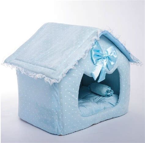 Princess Cute Pinkblue Pet Dog Cat Sofa Bedhouse Ml Ebay