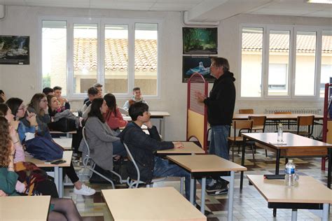 Laurent Gay Une vraie et belle rencontre pour les terminales Lycée Champ Blanc