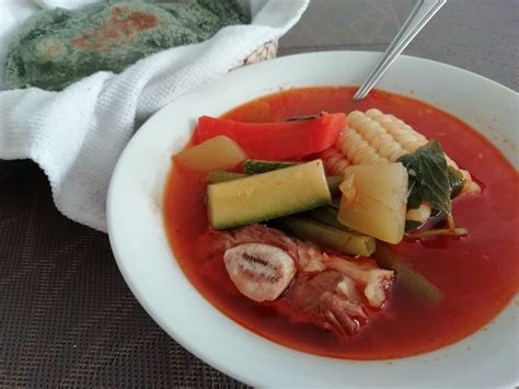 Caldo De Res Rojo Ethnic Recipes Food Wonton Soup