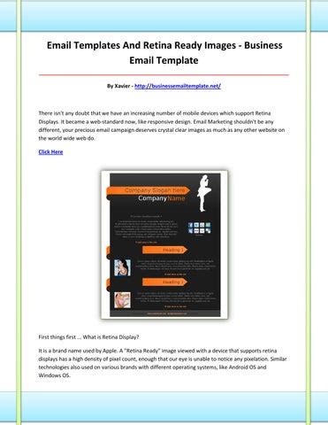 Business email template by learningguitars - Issuu