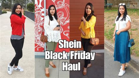 Shein Black Friday Clothing Haul Discount Code YouTube