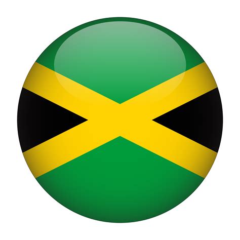 Jamaica 3d Afgeronde Vlag Met Transparant Achtergrond 15272037 PNG