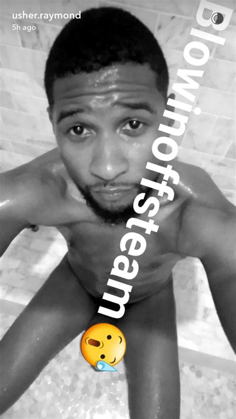 Usher Shared A Nude Selfie On Snapchat And It Was Glorious Usher Nude