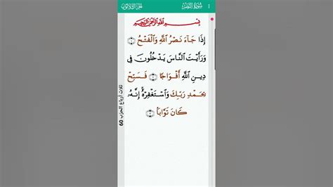 Surah An Nasr 110 سورة النصر Mishary Rashid Alafasy