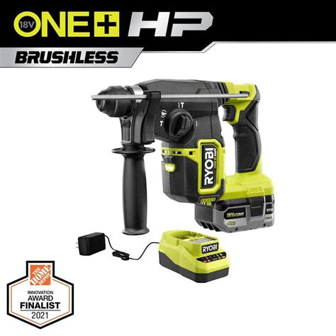 Ryobi One Hp 18v Brushless Cordless 1 In Sds Plus Rotary Hammer Kit