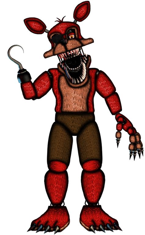 Fnaf 4 Fixed Nightmare Foxy V3 By Ajosterio On Deviantart