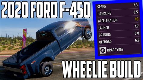 Ford F Wheelie Build Tune Forza Horizon Youtube