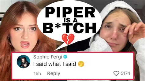 Sophie Fergi Shades Piper Rockelle And Her Mom Tiffany On Live 😱😳