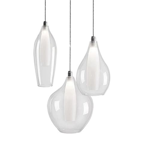 Kuzco Lighting Victoria Chrome Led Multi Light Pendant With Bowl Dome