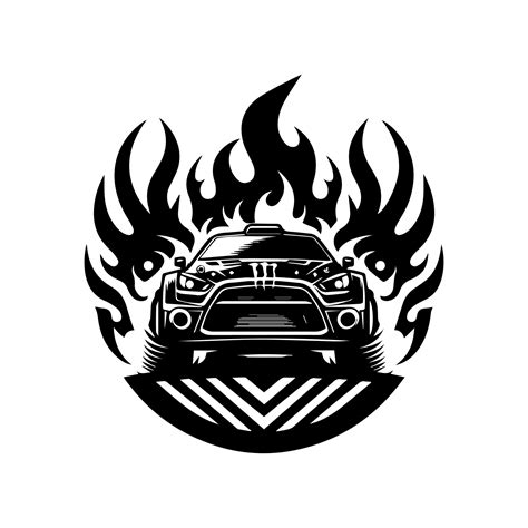 Rally Car Logo Sport Car Logo Monster Car Logo Template For T Shirt